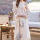 Qalamkar - 3PC Lawn Embroidered Shirt with Embroidered Net Dupatta (Unstitched)-VM260