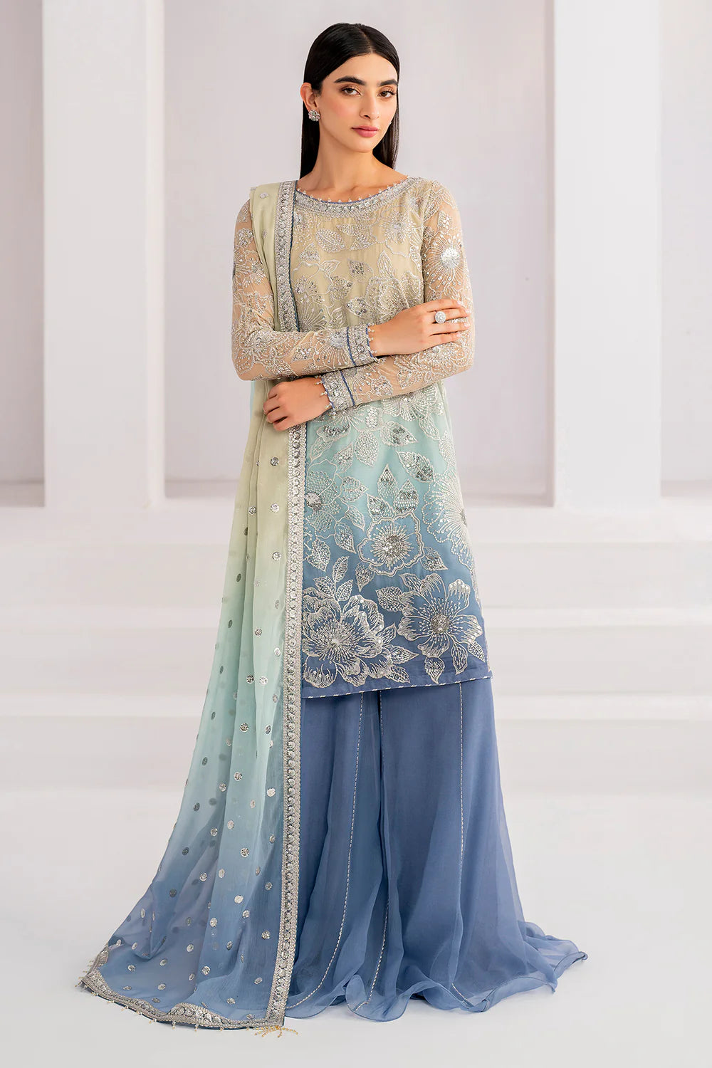 EMBROIDERED CHIFFON UC-3052-VM371