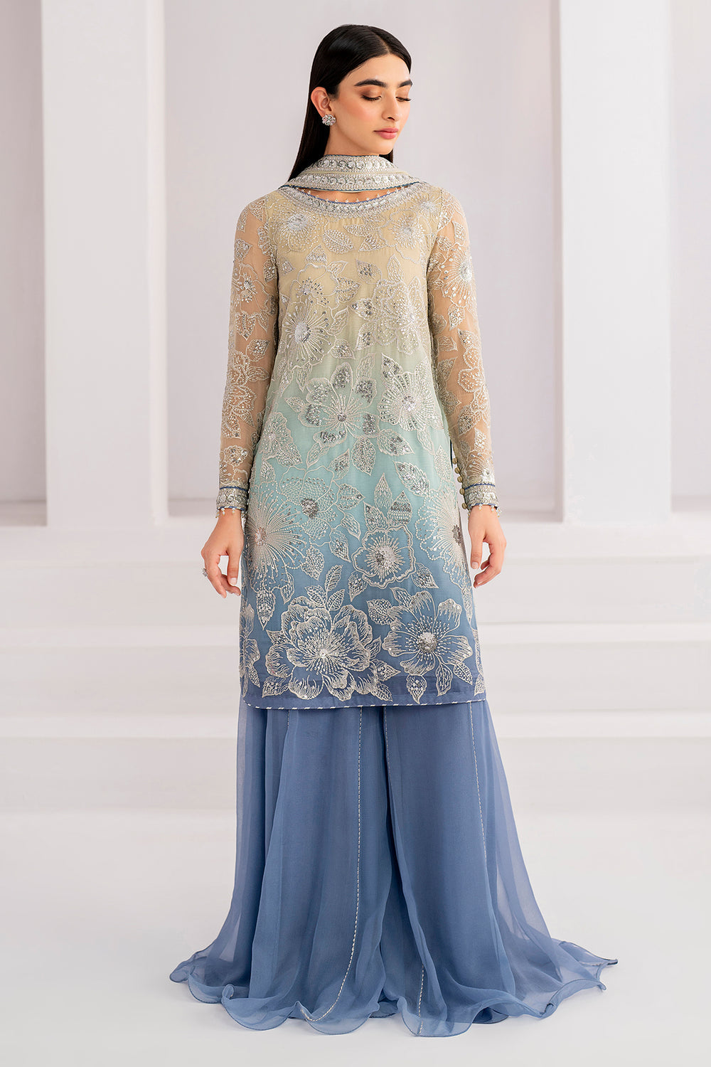 EMBROIDERED CHIFFON UC-3052-VM371