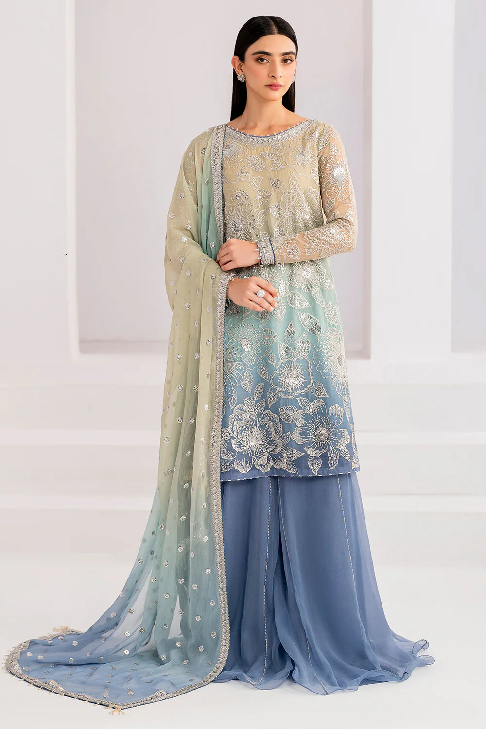 EMBROIDERED CHIFFON UC-3052-VM371