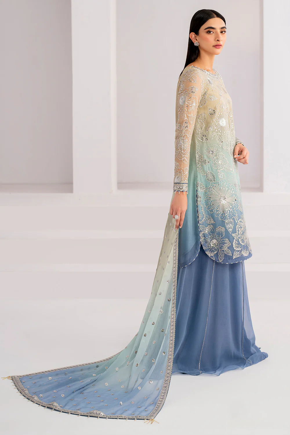 EMBROIDERED CHIFFON UC-3052-VM371