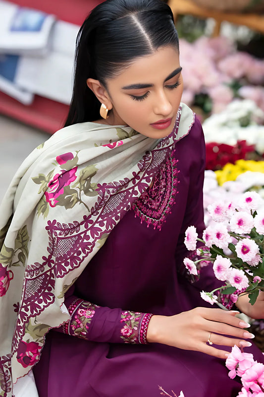3PC-LAWN EMBROIDERED SUIT-NISHAT-VM191