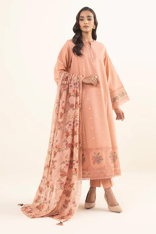 3PC-LAWN EMBROIDERED SUIT-VM3193