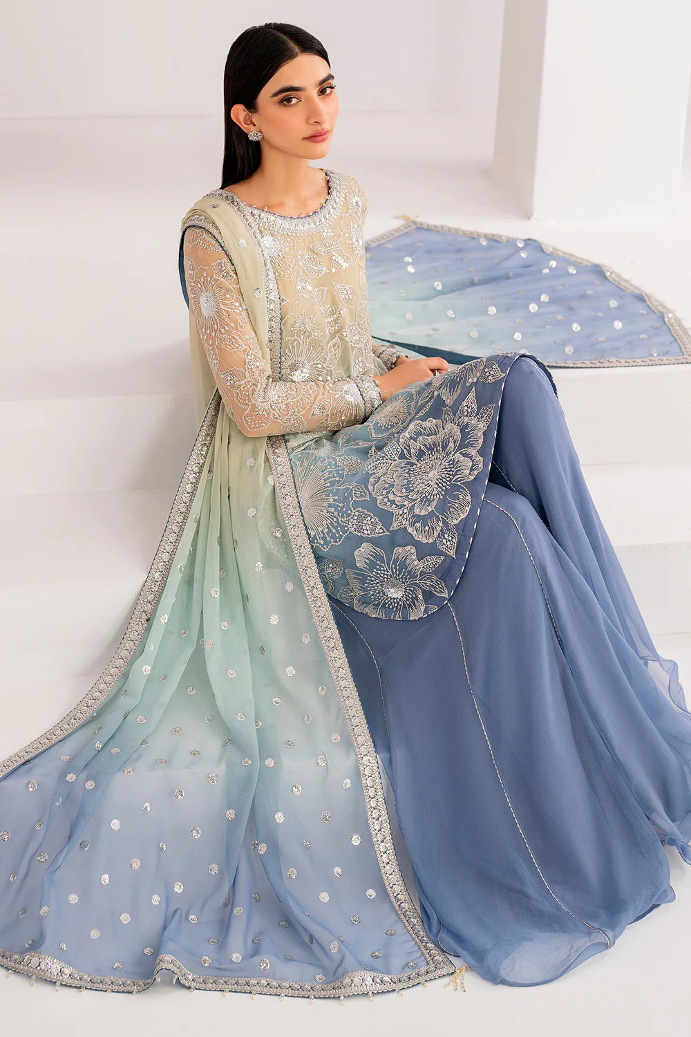 EMBROIDERED CHIFFON UC-3052-VM371