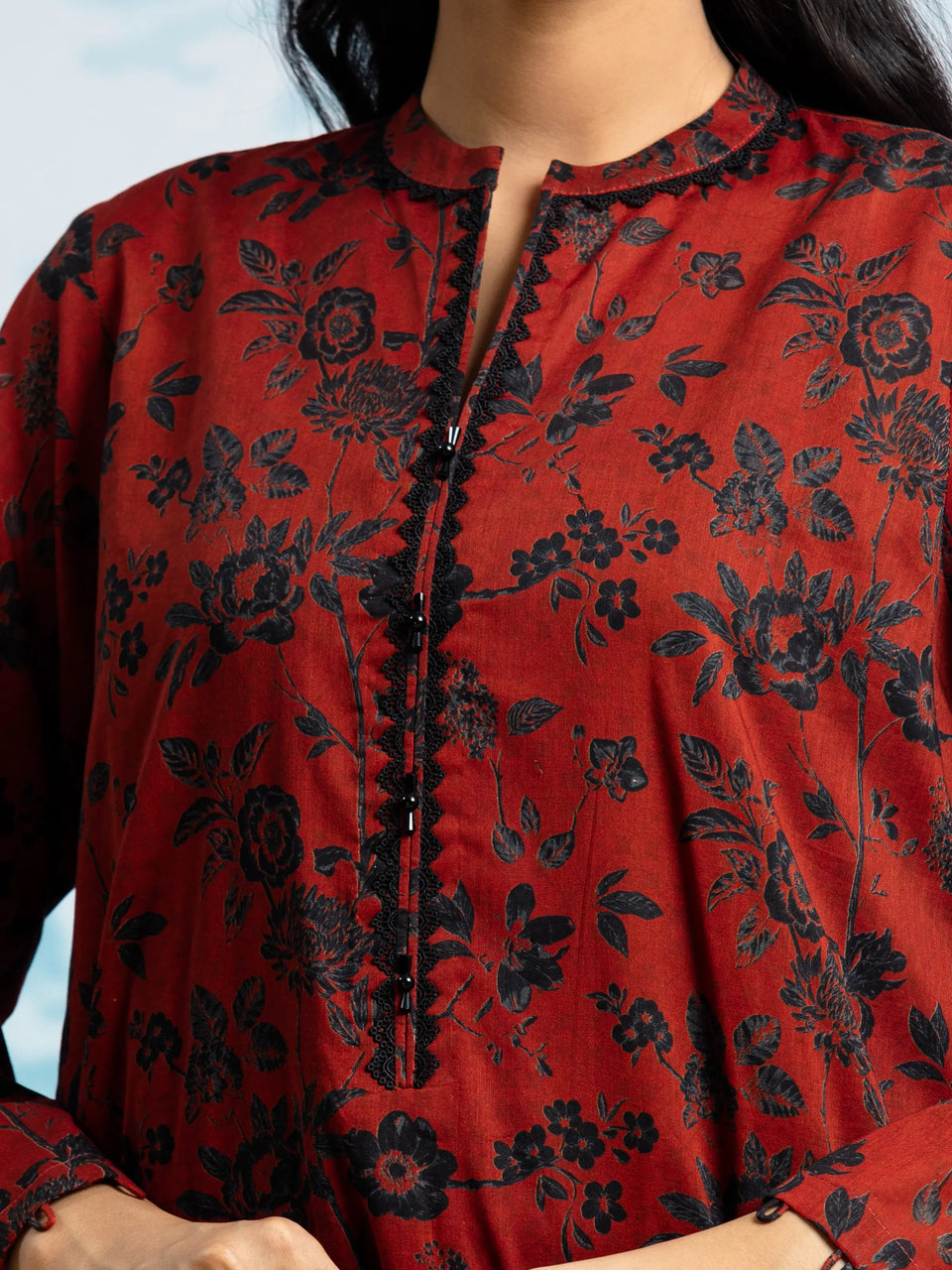 3 Piece Unstitched Printed Lawn Suit | BRQ-2512-B