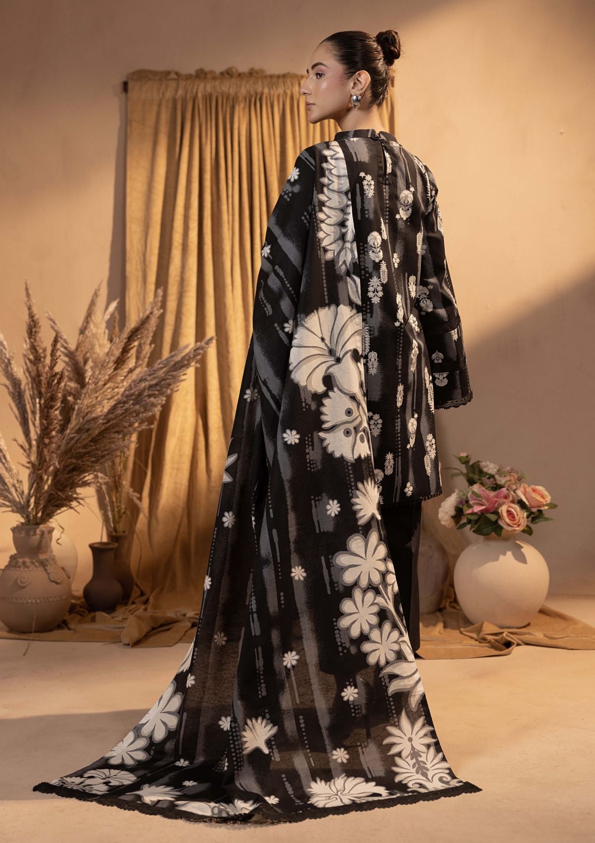 3 Piece Unstitched Printed Lawn Suit | BRQ-2513-A
