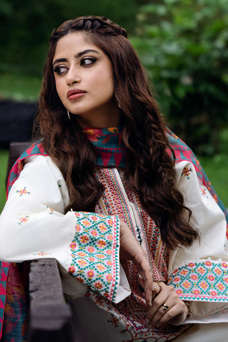 3PC-LAWN EMBROIDERED SUIT-SAPPHIRE-VM3192