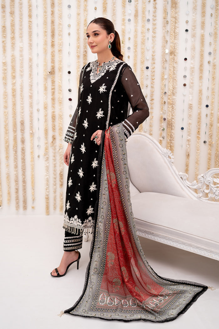 3PC SILK & CHIFFON-VM366