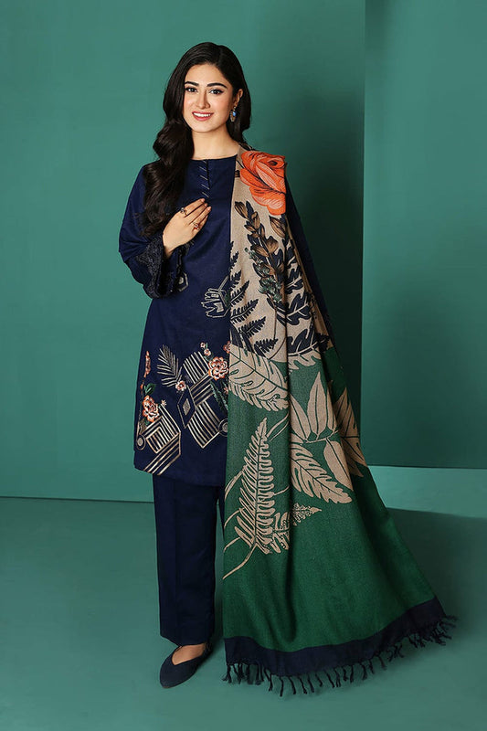 3PC-LAWN EMBROIDERED SUIT-VM3166