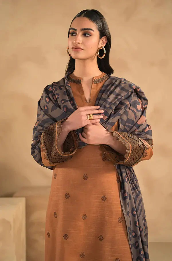 3PC-LAWN EMBROIDERED SUIT-VM316