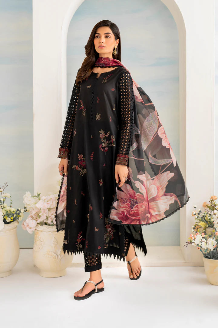 3PC-LAWN EMBROIDERED SUIT-VM3174