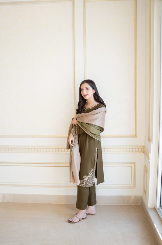 3PC-DARK OLIVE-VM163