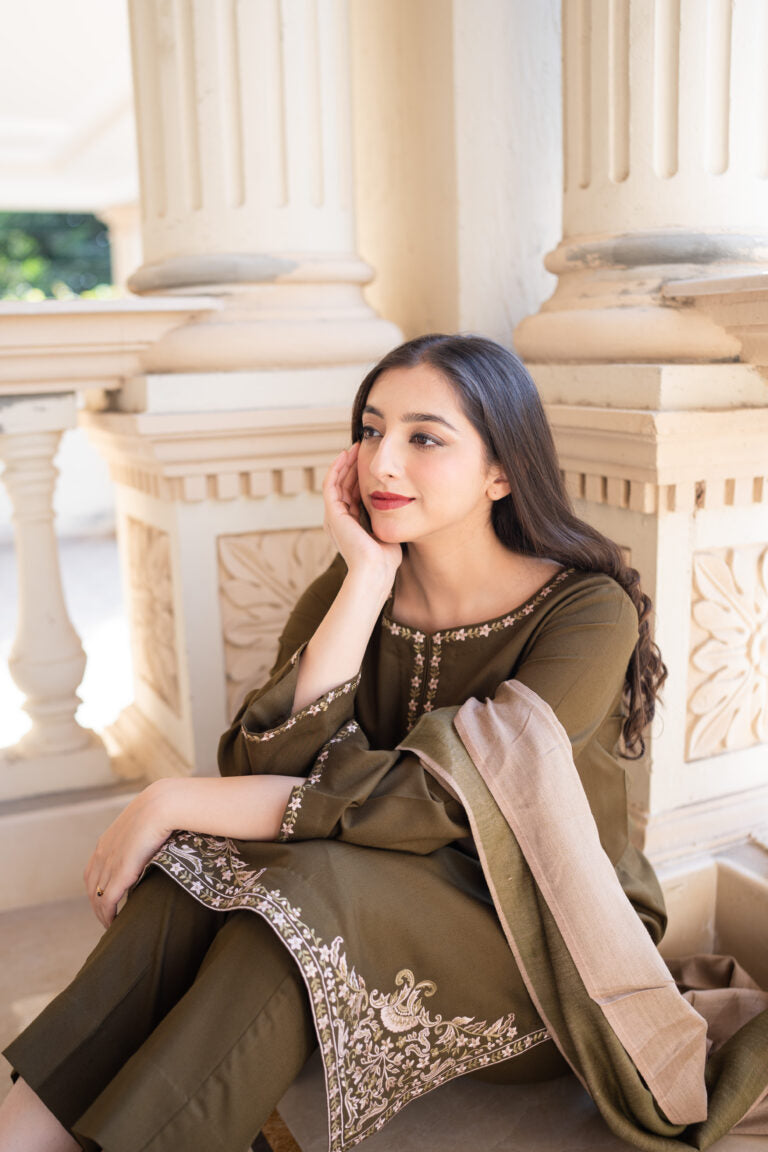 3PC-DARK OLIVE-VM163