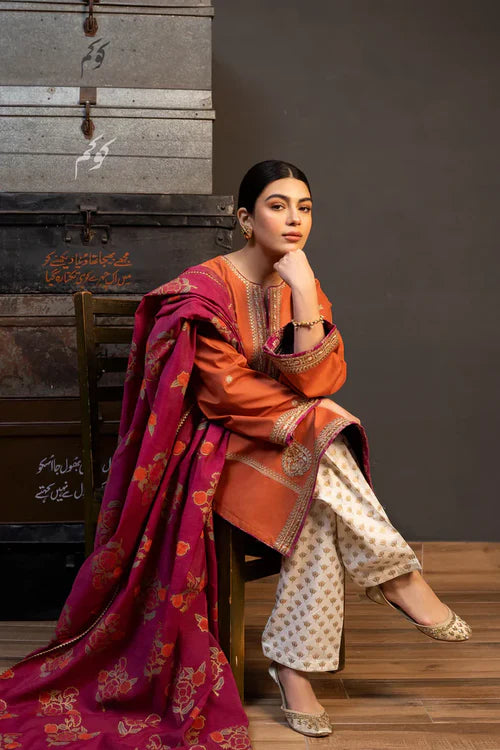 3PC-LAWN EMBROIDERED SUIT-KOKUM-VM3155