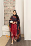 3PC-DHANAK EMBROIDERED SUIT-URGE-VM238