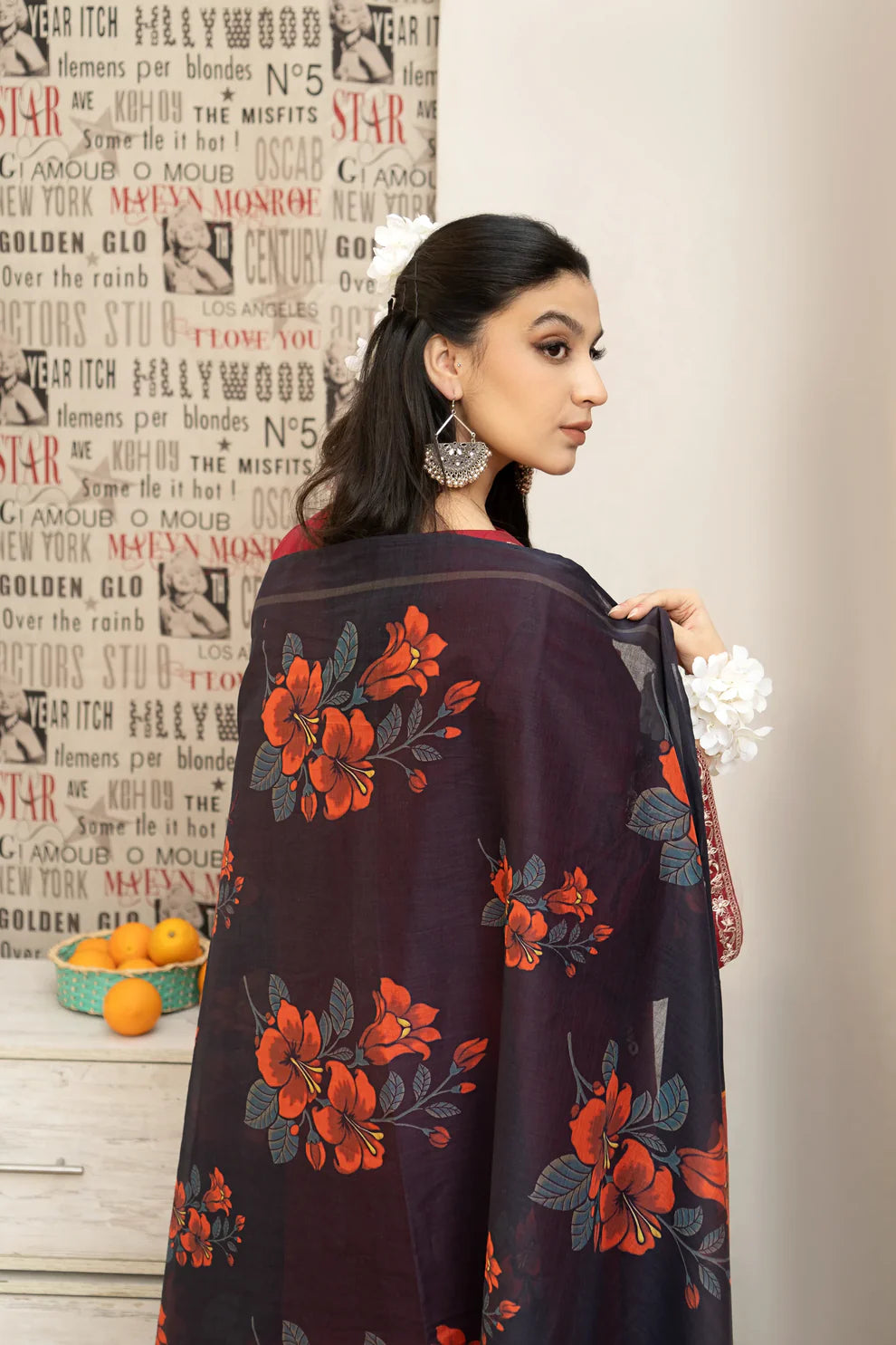 3PC-LAWN EMBROIDERED SUIT-URGE-VM3204
