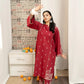 3PC-DHANAK EMBROIDERED SUIT-URGE-VM238