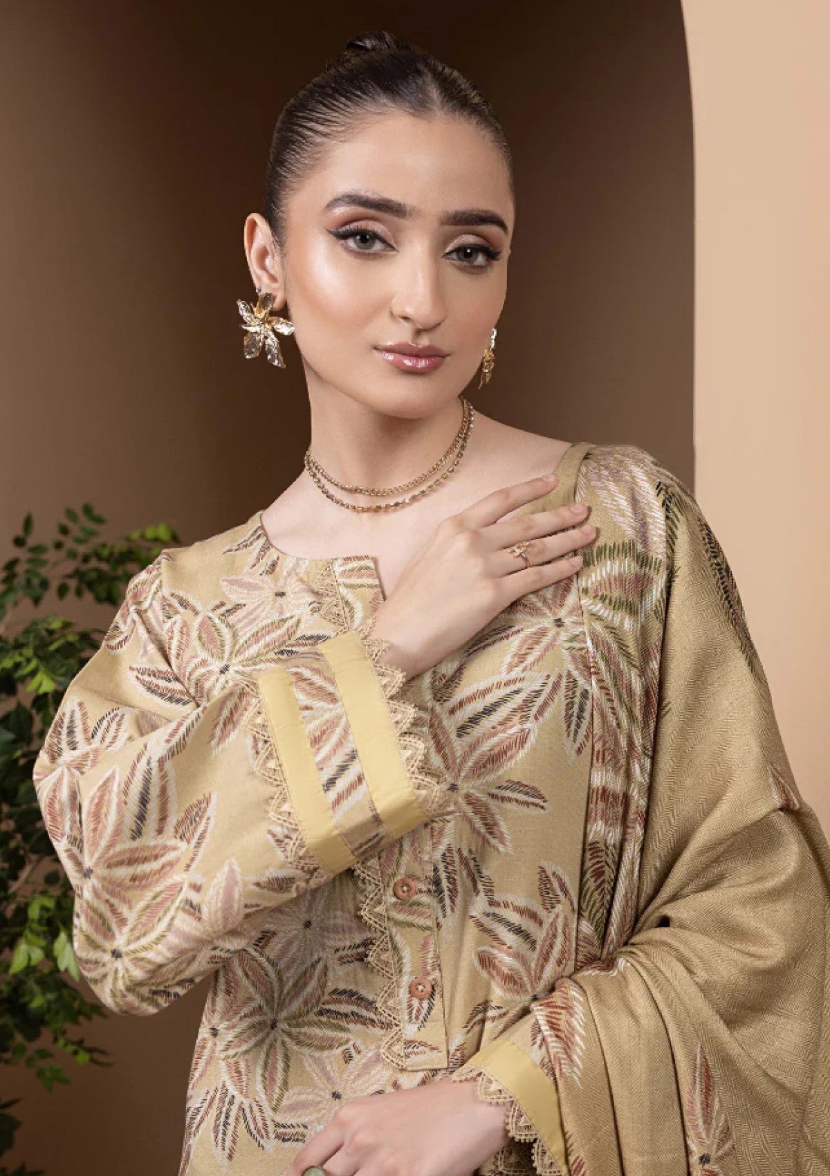 3 Piece Unstitched Printed Lawn Suit | BRQ-2516-A