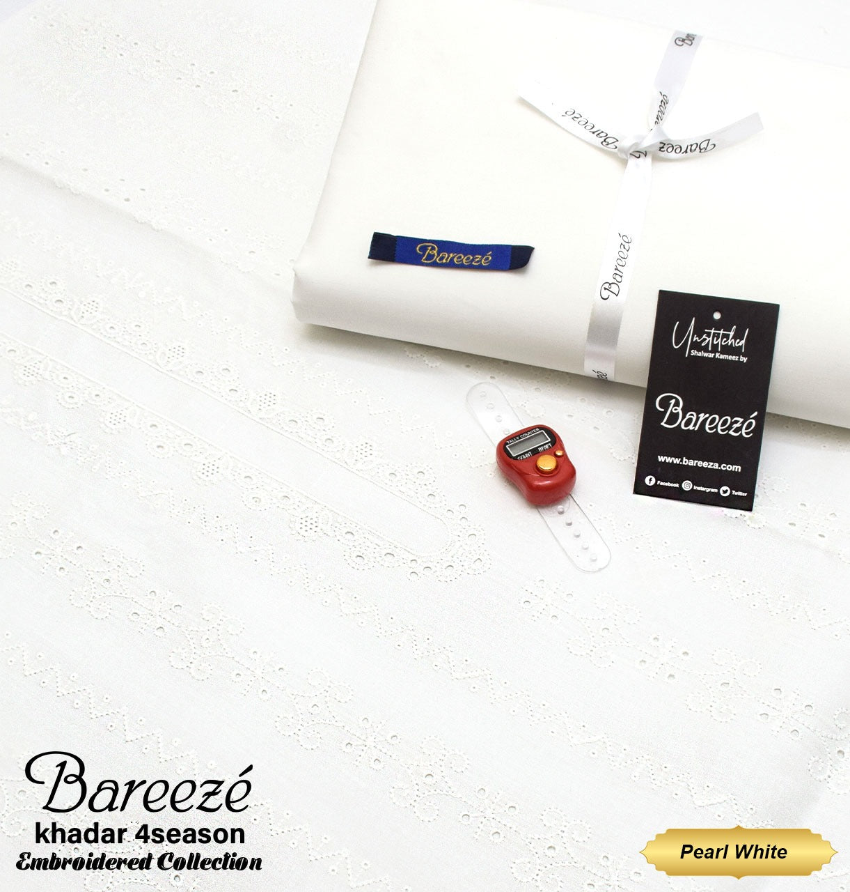BAREEZE MEN LUXURY KHADDAR (EMBROIDERED)-VM342