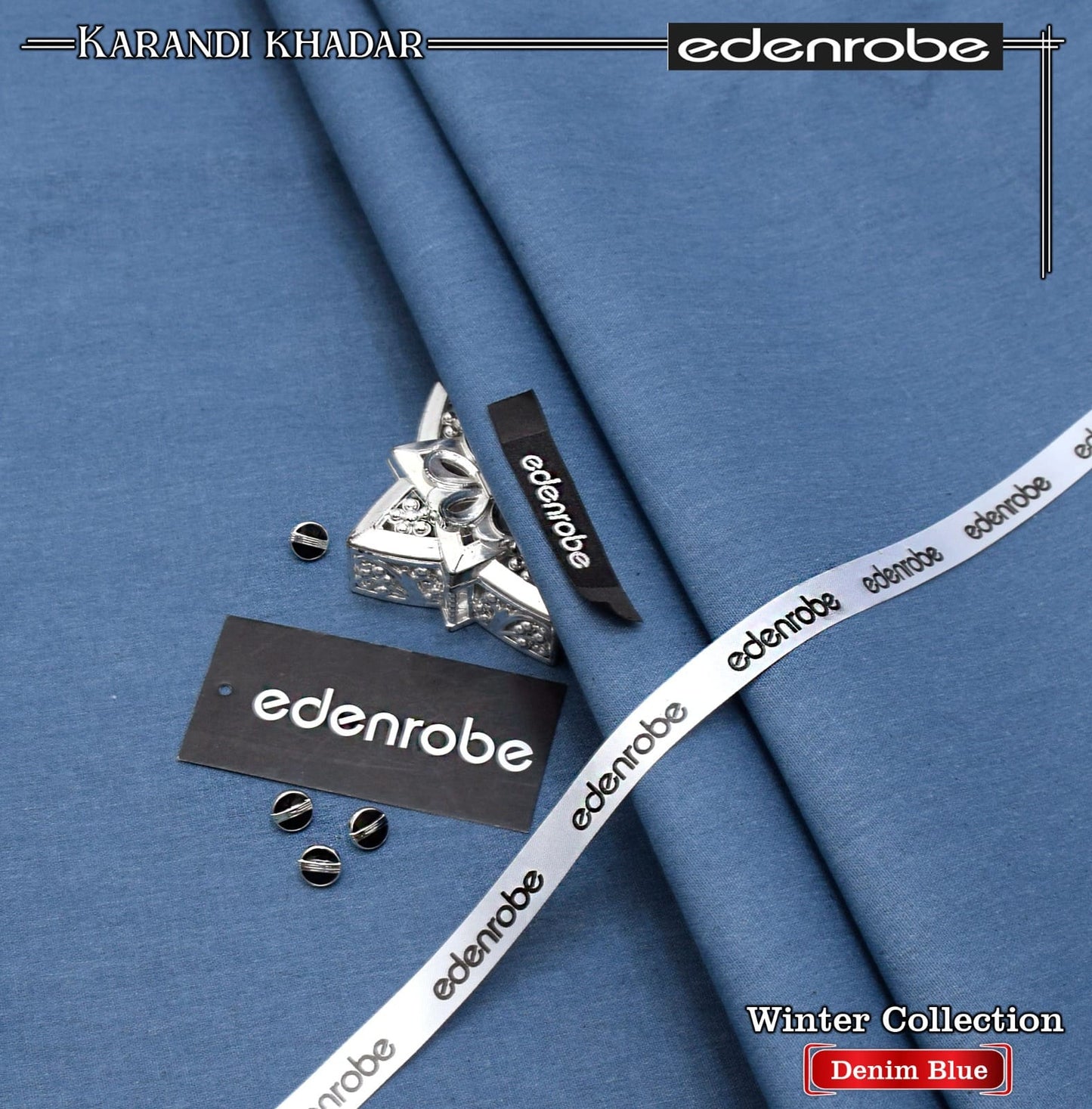 EDEN ROBE MEN (KARANDI KHADDAR)-VM352