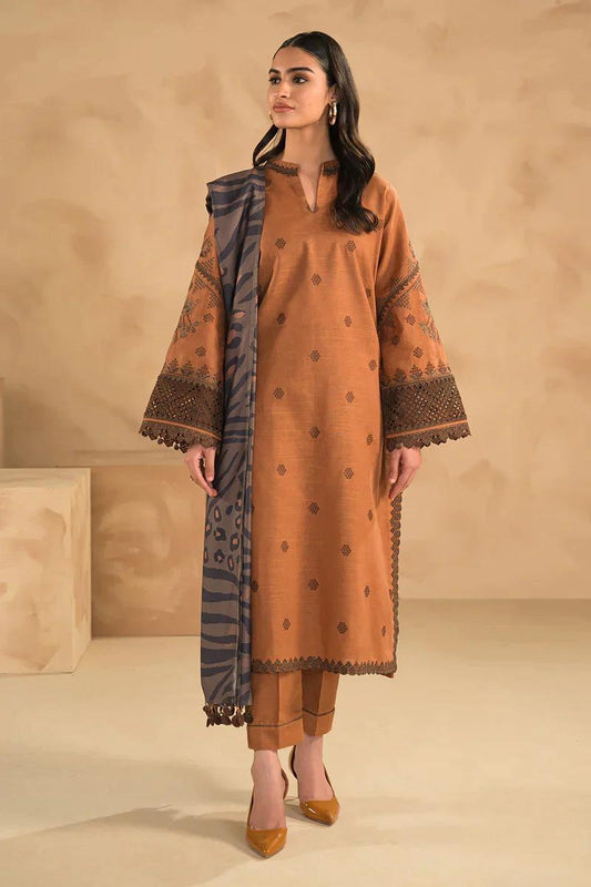 3PC-LAWN EMBROIDERED SUIT-VM316