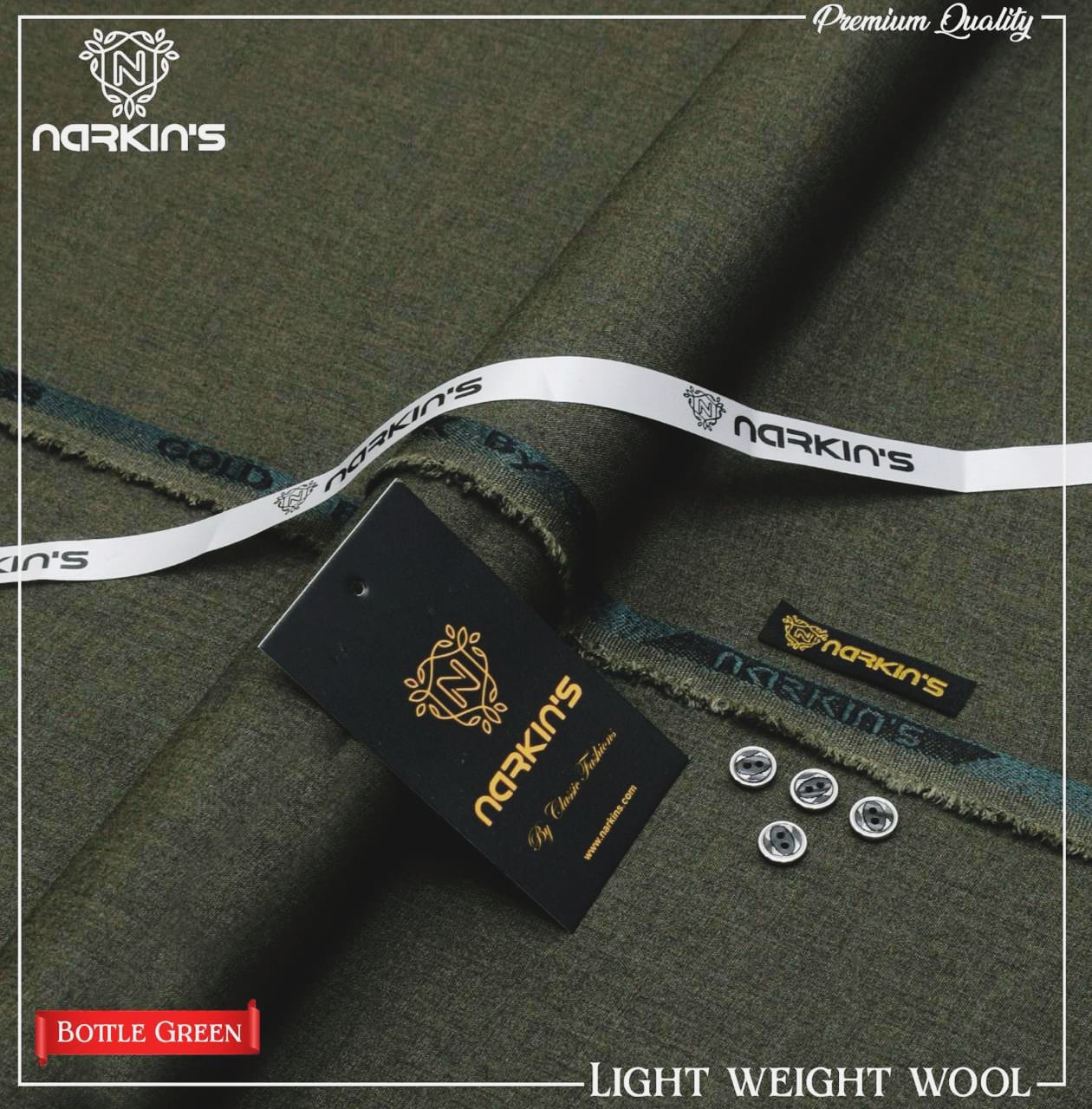 NARKINS MEN-(LIGHT WEIGHT WOOL)-VM344