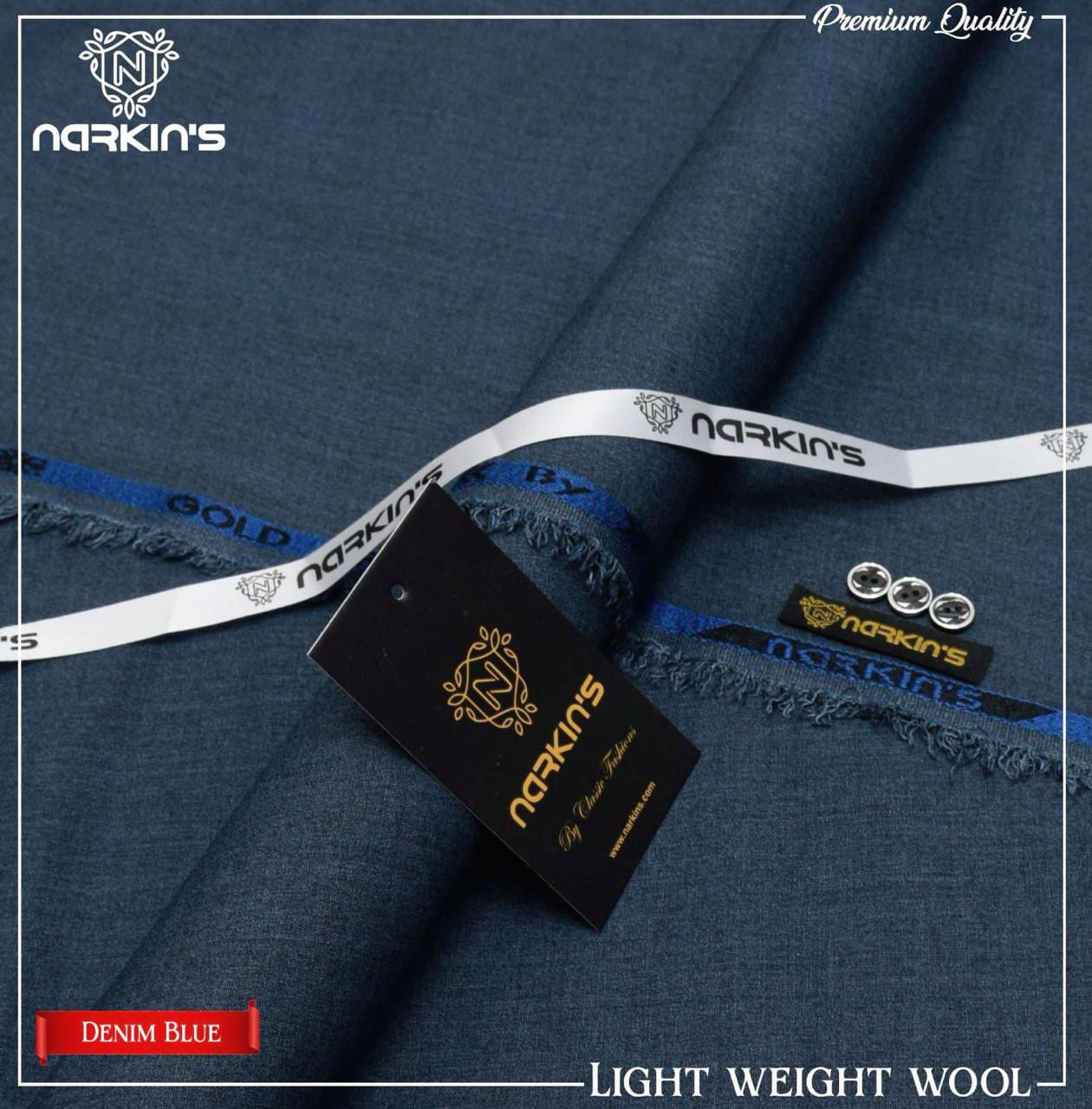 NARKINS MEN-(LIGHT WEIGHT WOOL)-VM344