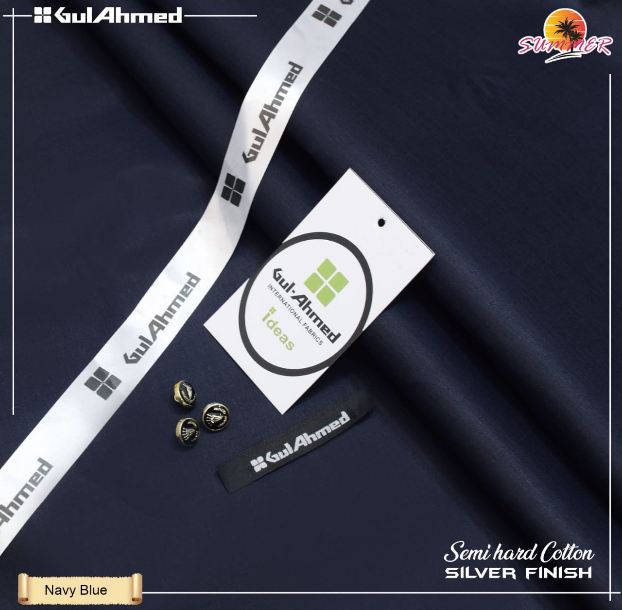 GUL AHMED MEN-(SEMI HARD COTTON)-VM343