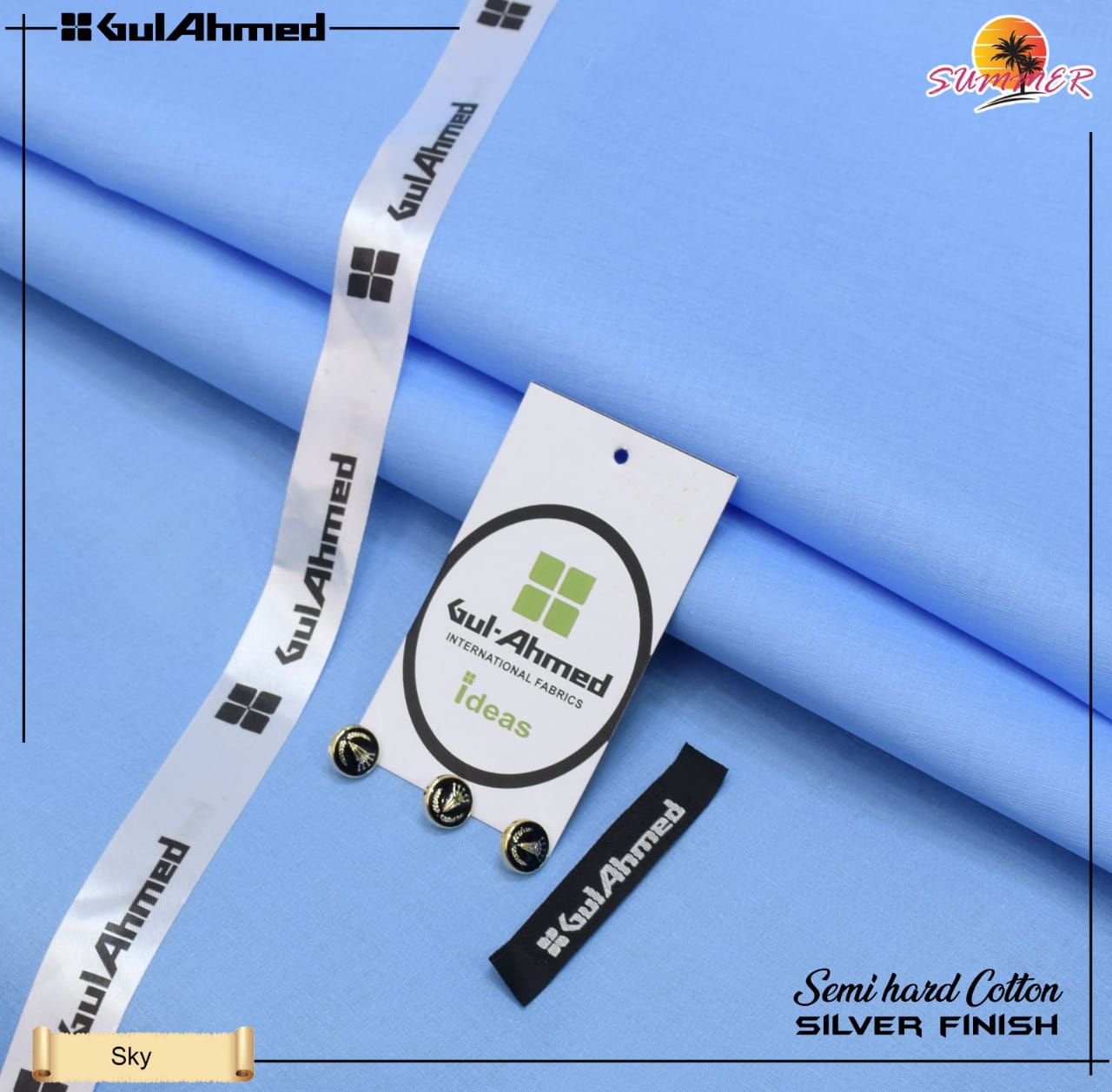 GUL AHMED MEN-(SEMI HARD COTTON)-VM343
