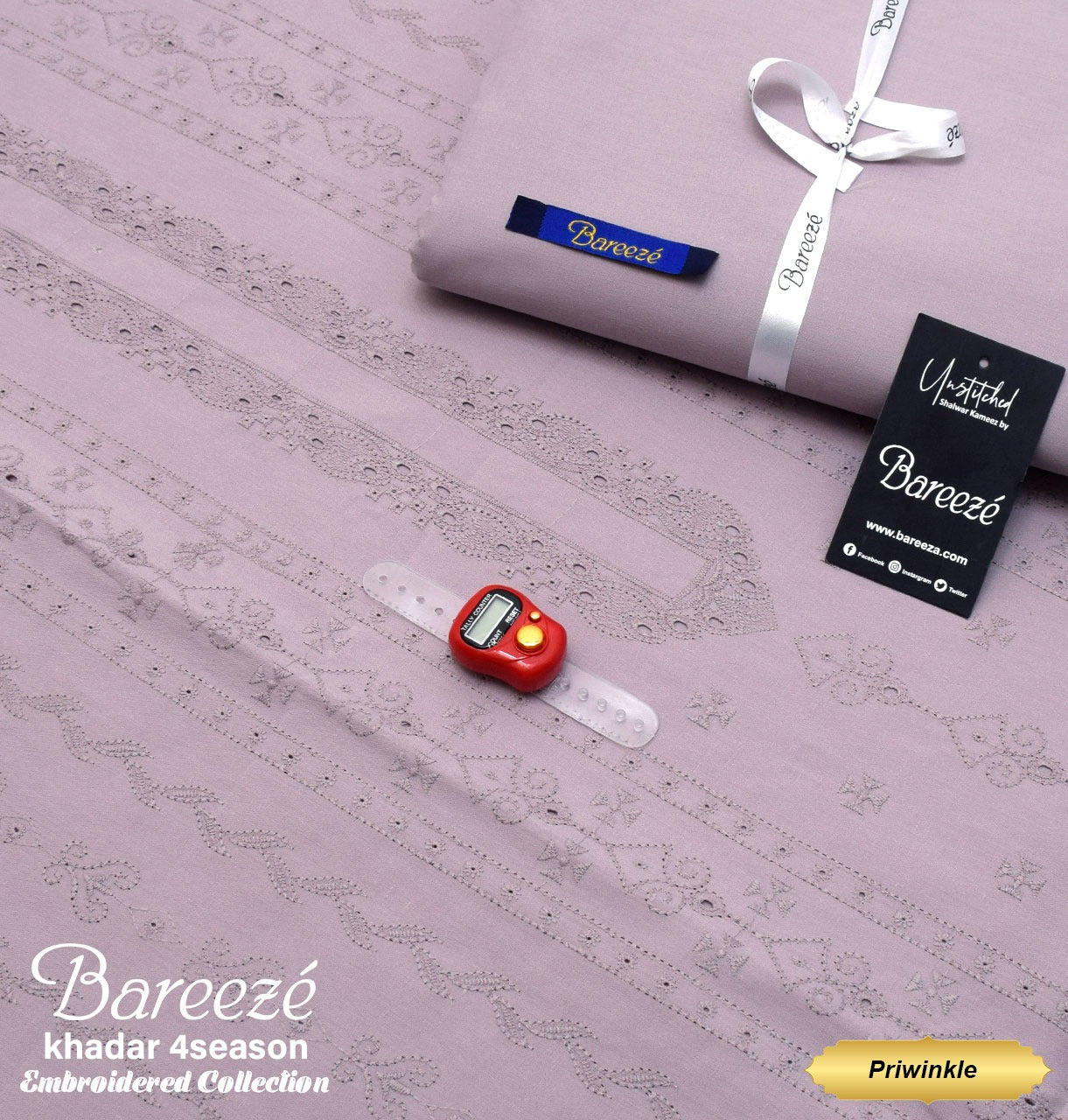 BAREEZE MEN LUXURY KHADDAR (EMBROIDERED)-VM342