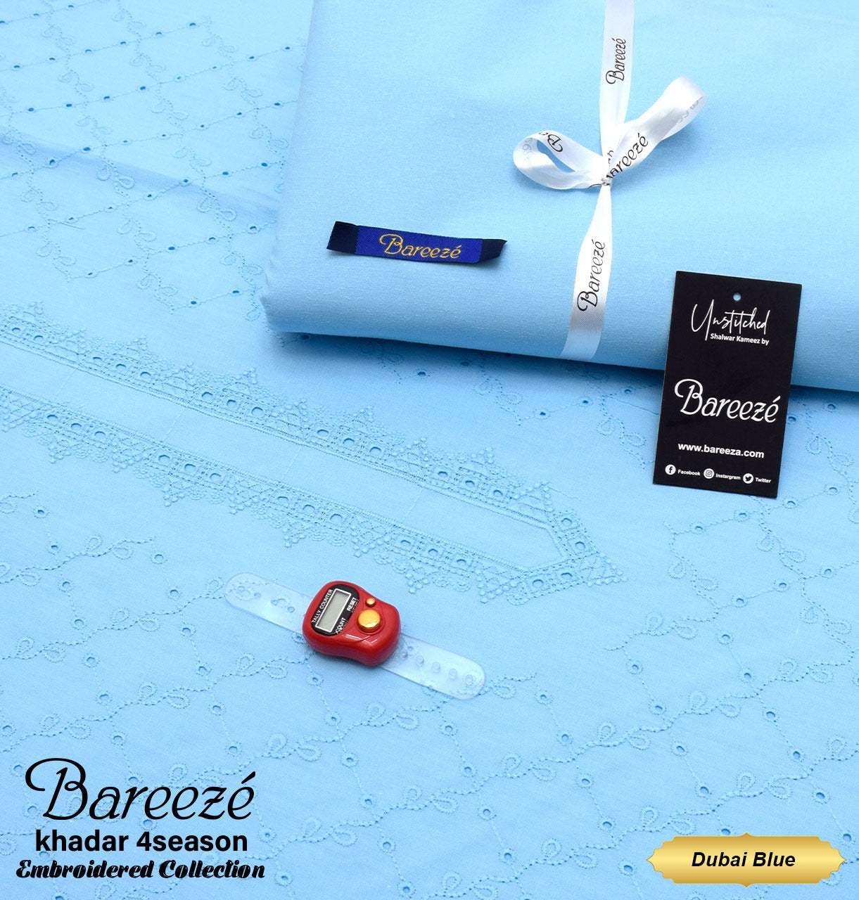 BAREEZE MEN LUXURY KHADDAR (EMBROIDERED)-VM342