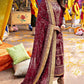 3PC UNSTITCHED-LUXURY WEDDING EMBROIDERED CHIFFON-VM381