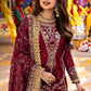 3PC UNSTITCHED-LUXURY WEDDING EMBROIDERED CHIFFON-VM381