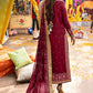 3PC UNSTITCHED-LUXURY WEDDING EMBROIDERED CHIFFON-VM381