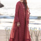 3PC-LAWN EMBROIDERED SUIT-QALAMKAR-VM3172
