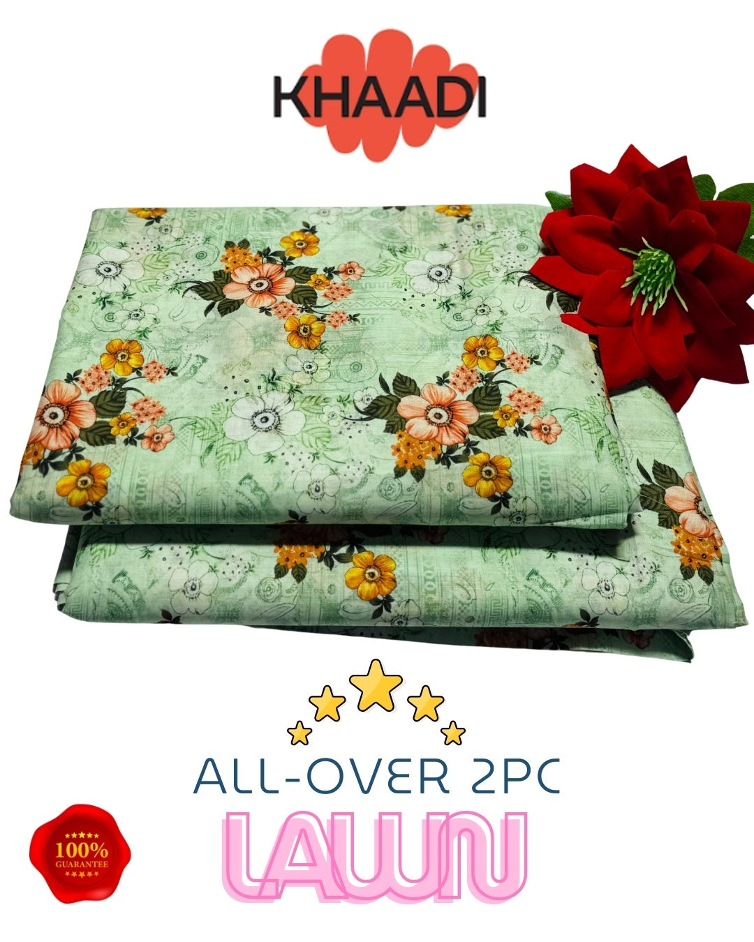 2PC Lawn suit-VM1135