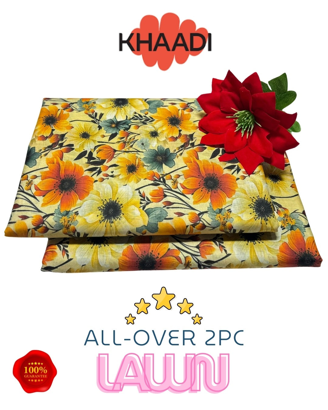2PC Lawn suit-VM1124