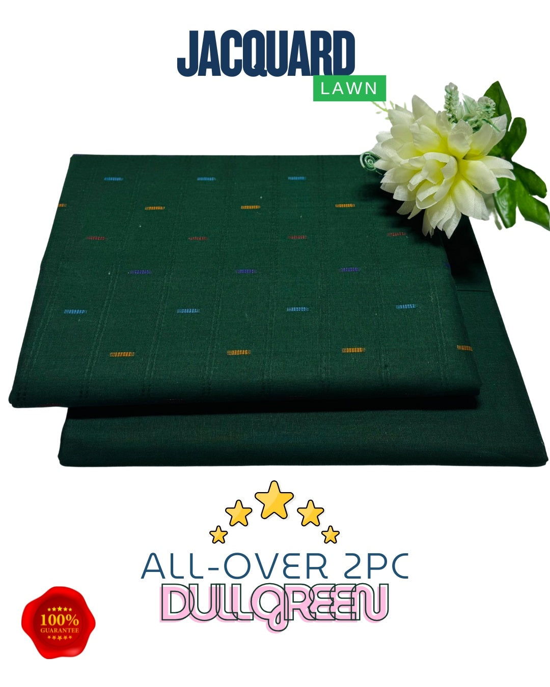 JACQUARD LAWN 2PC (DOTTED)-VM1011
