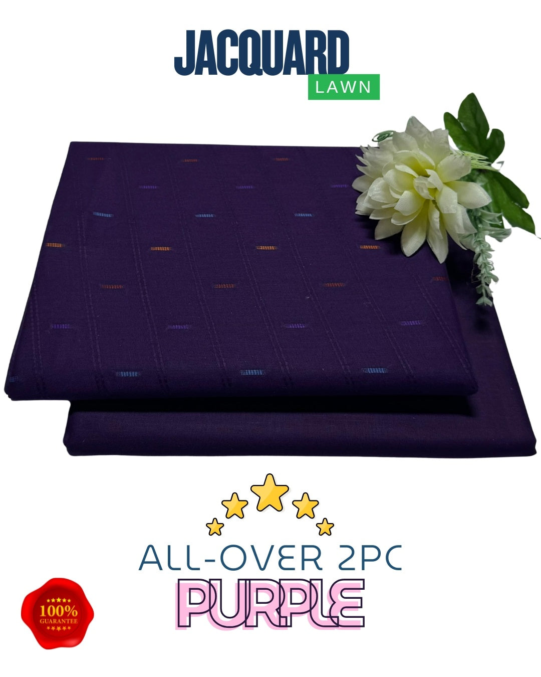 JACQUARD LAWN 2PC (DOTTED)-VM1011