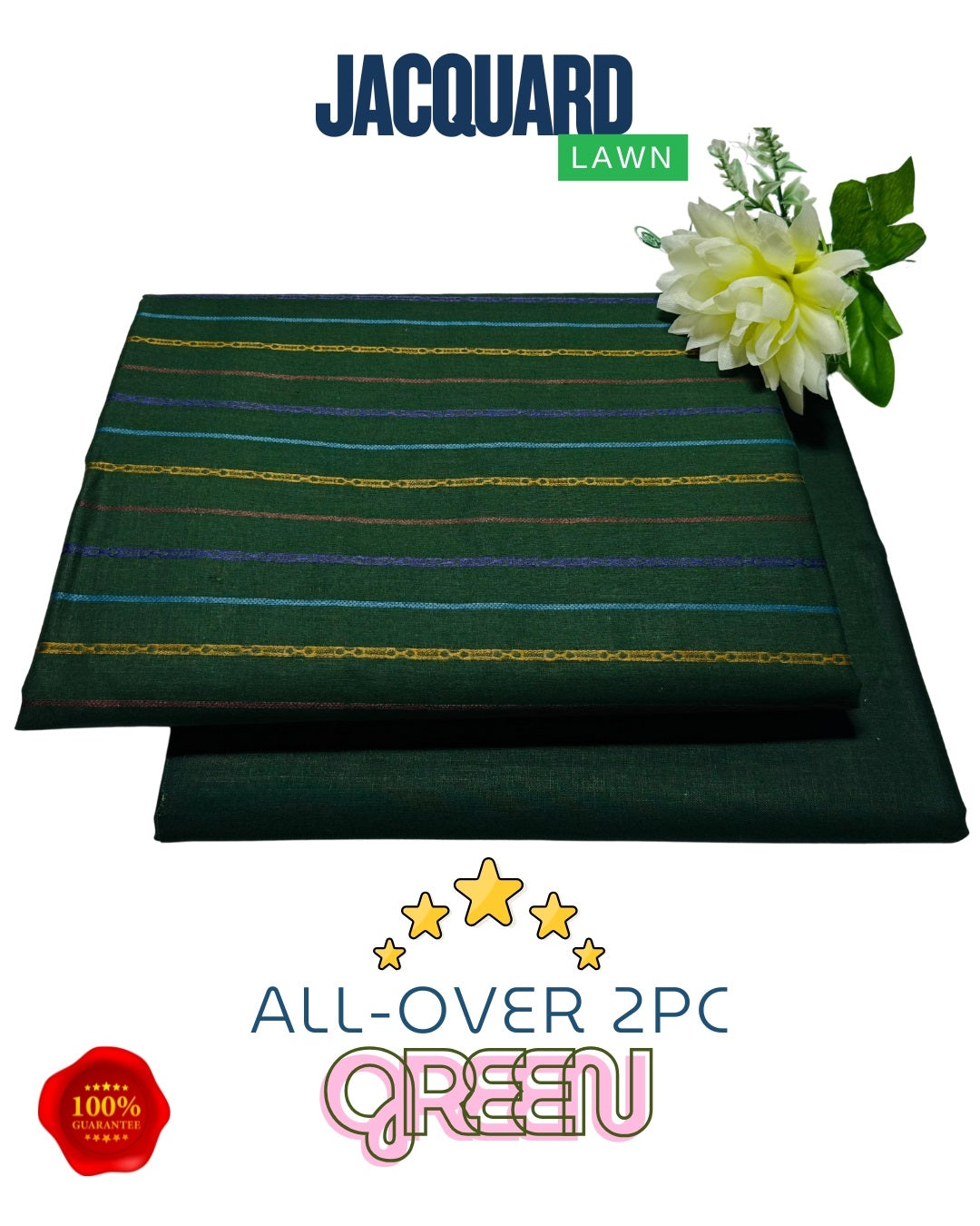 JACQUARD LAWN 2PC (LINING)-VM1010