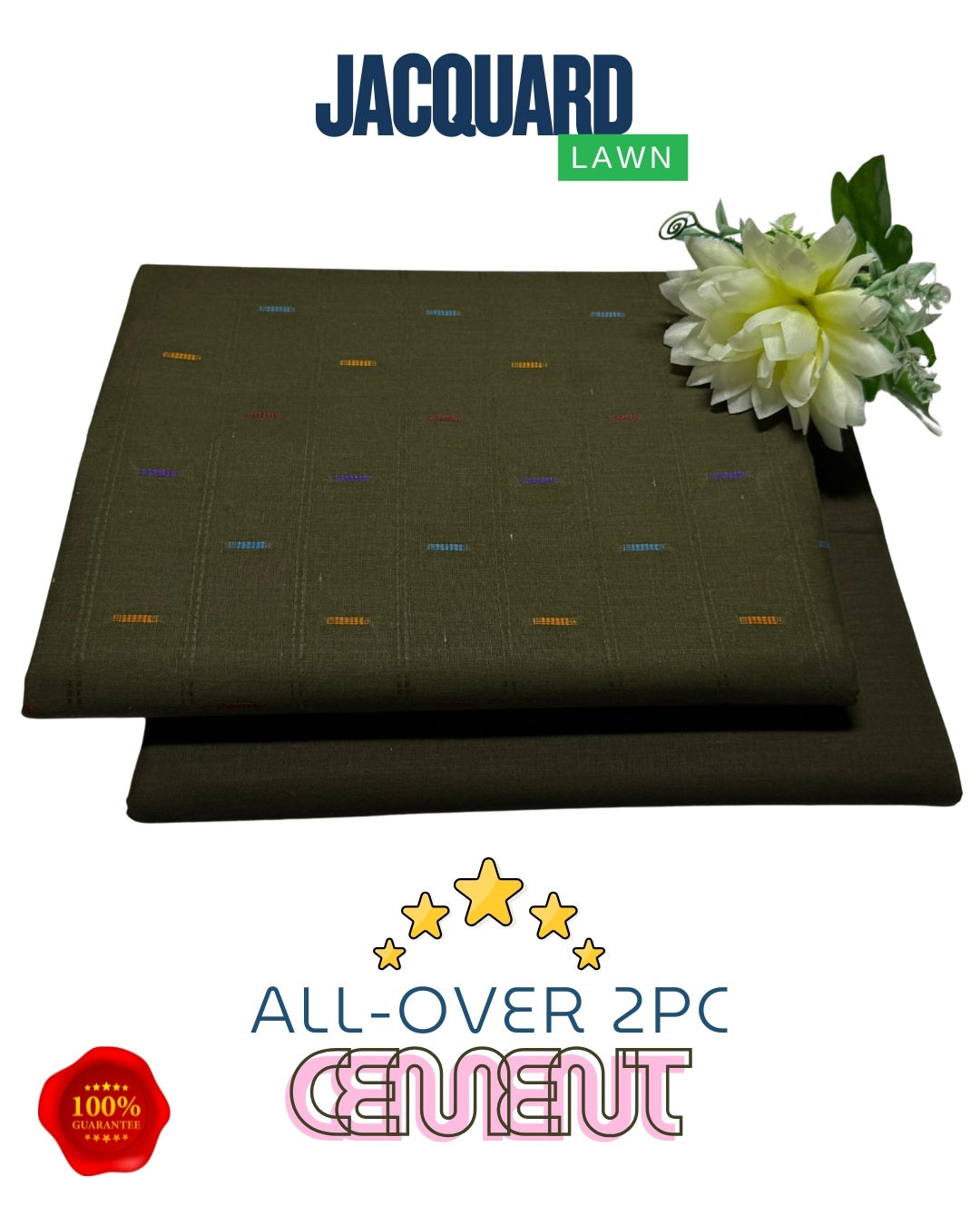 JACQUARD LAWN 2PC (DOTTED)-VM1011
