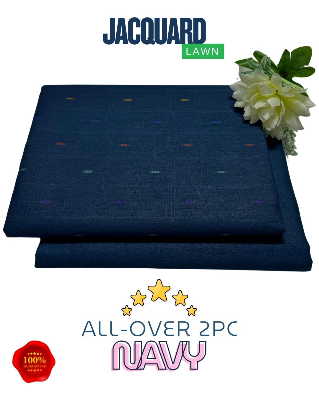 JACQUARD LAWN 2PC (DOTTED)-VM1011