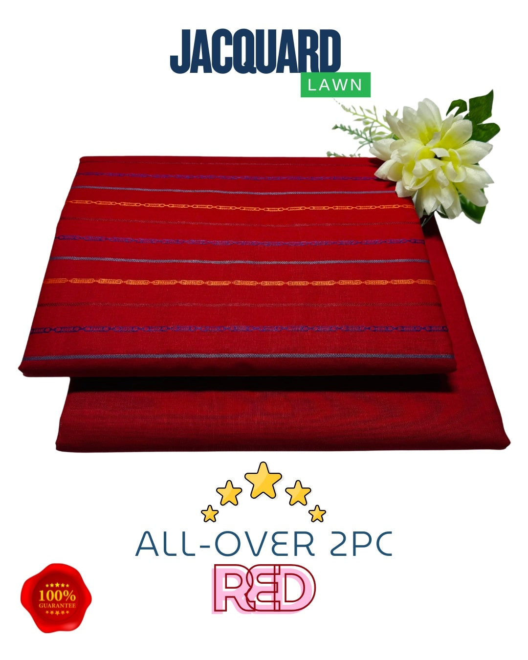 JACQUARD LAWN 2PC (LINING)-VM1010