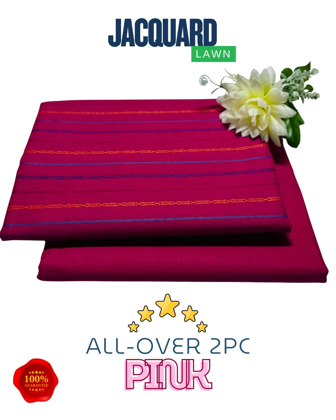 JACQUARD LAWN 2PC (LINING)-VM1010