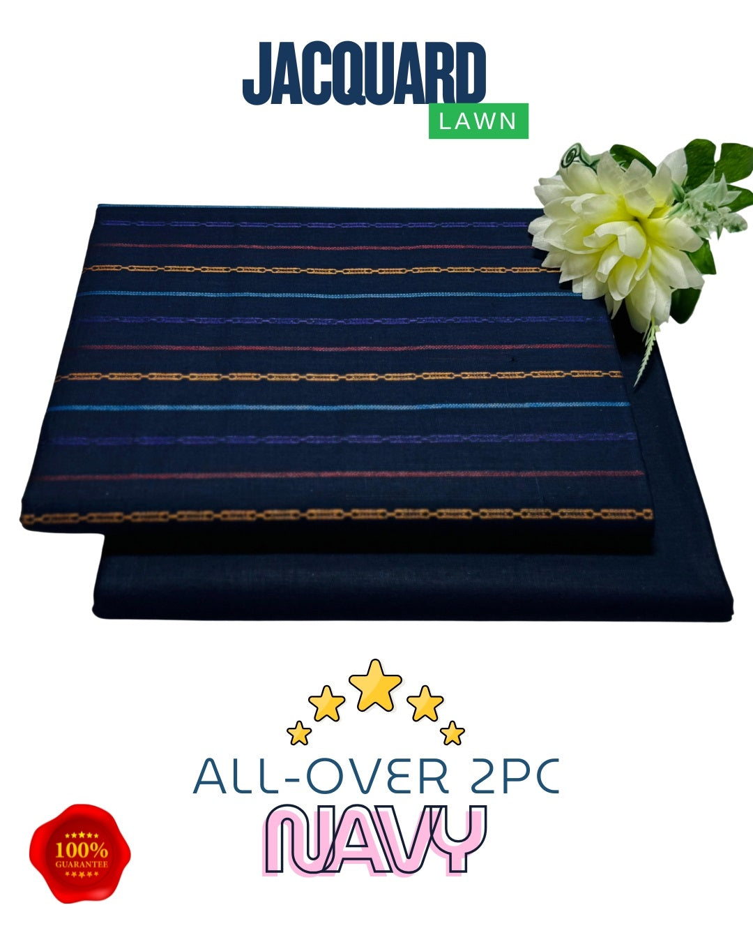 JACQUARD LAWN 2PC (LINING)-VM1010