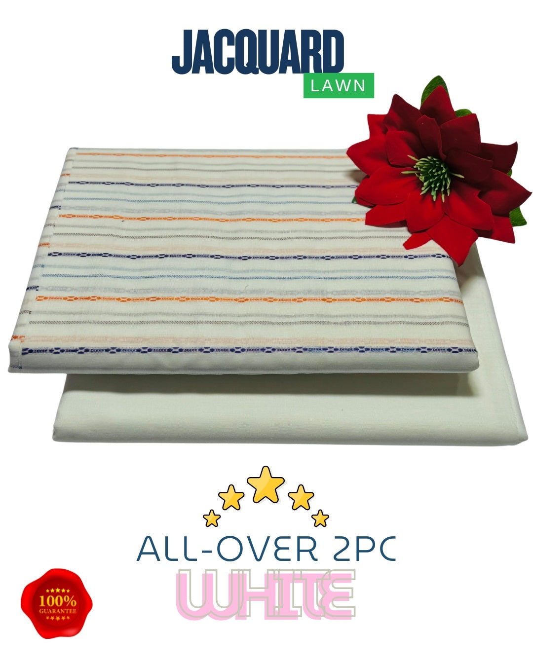JACQUARD LAWN 2PC (LINING)-VM1010