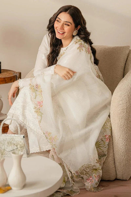 3PC-LAWN EMBROIDERED SUIT-CROSS STITCH-VM3180