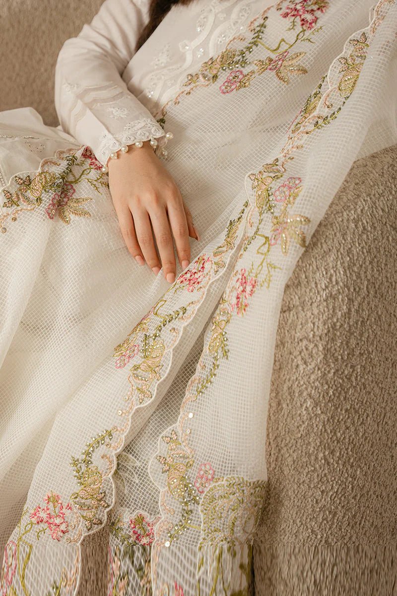 3PC-LAWN EMBROIDERED SUIT-CROSS STITCH-VM3180