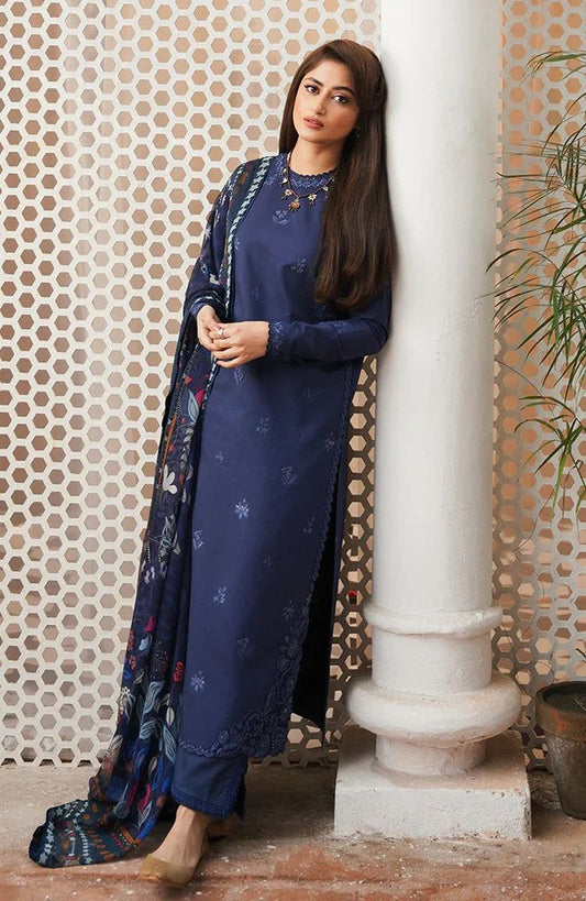 3PC-LAWN EMBROIDERED SUIT-AFSANAY-VM3179