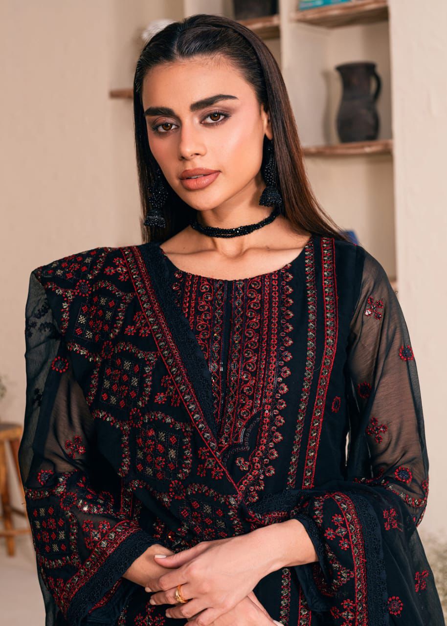3PC CHIFFON-NOORMA KAAMAL-VM3185